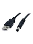 StarTech.com USB to Type M Barrel 5V DC Power Cable