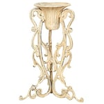 Biscottini Porte-pot | Base porte-pot en pierre | Porte-pots d'extérieur | Décoration de pot pour balcon | Porte-pots d'intérieur pour fleurs et plantes