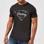 DC Originals Marble Superman Logo Men's T-Shirt - Black - L