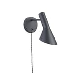 B·LED BARCELONA LED BarcelonaLED Applique Murale avec Prise de Câble et Interrupteur Lampe de Lecture Design Moderne et Élégant Nordique Réglable Gris pour Chambre E27