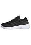 adidas Femme Gamecourt 2.0 Tennis Sneaker, Core Black Core Black Silver Met, 40 2/3 EU