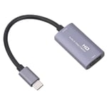 Adaptateur Dongle pour carte d'acquisition vidéo 4K,USB Type C,boîtier d'enregistrement pour caméra de jeu,HDMI,pour enregistrement en direct - Type Capture Card