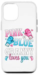 iPhone 15 Pro Pink Or Blue Granny Loves You Boxing Gender Reveal Party Case