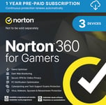 Norton 360  for gamers 50GB 3 enheter 12 månader