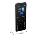 S10w 2G Cellphone 1.77in Dual SIM Dual Standby 1000mAh Keypad Small Mobile Phone