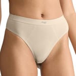 Sloggi Trosor Ever Ease String Beige bomull X-Large Dam