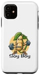 Coque pour iPhone 11 Faites le plein d'énergie grâce à la protéine de soja Funny Soy Boy Design