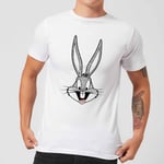 Looney Tunes Bugs Bunny Men's T-Shirt - White - 5XL