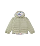 THE NORTH FACE Kids Reversible Perrito Hooded Jacket, Clay Grey, 2 Years