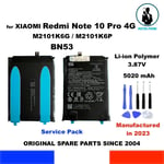 GENUINE BATTERY BN53 OEM XIAOMI REDMI NOTE 10 PRO M2101K6G M2101K6P 5020mAh NEW