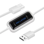 USB 2.0 PC link kabel - PC til PC overførelse - 1.5 m