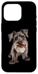 iPhone 16 Pro Miniature Schnauzer Chocolate Case