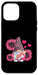 iPhone 12 Pro Max Leopard Gnome Sunflower and Pencil Valentines Day Teacher Case