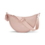 LARKSON Sac Bandoulière Femme Rose - Solveig Small - Sac a Main Tendance pour Voyage, Shopping, Quotidiens - Sac Banane Tissu - Petit Sacoche Demi Lune - Imperméable