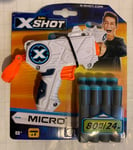 X-Shot Zuru Micro Gun Dart Blasters Toy with 8 bullets.(New)