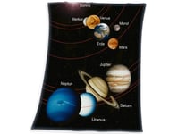 Solar System Fleece Filt - 130 X 160 Cm