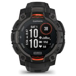 Garmin Instinct 3 45mm Solar Sports Watch (Black Bezel with Black Band)