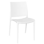 Chaise Altea Plastique Couleur Blanche Modèle Confort