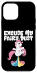 Coque pour iPhone 12 mini Excuse My Fairy Dust Funny Unicorn Rainbow Peter