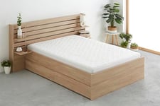 Degrees home - Basic - Couvre Matelas 160x190/200 cm - Protège Matelas 160x190/200 cm - Imperméable - Rembourré - Ajustable et Anti-acariens - Lit 160x190/200 cm - Blanc