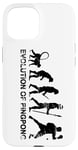 Coque pour iPhone 15 Ping Pong Evolution pour les joueurs de tennis de table