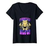 Womens Funny Weightlifter Cat Gym Workout, Trainer Graphic V-Neck T-Shirt