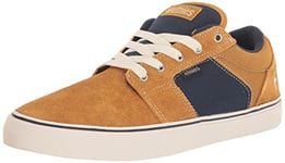 Etnies Men's Barge LS Skate Shoe, TAN/Blue, 7.5 UK