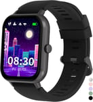 Montre Connectée Enfant Cardiofrequencemetre Moniteur De Sommeil Podomètre Modes Sport Étanche Reveil Jeux Bluetooth Appel Jouet Ado Fitness Tracker Cadeau Garçon Fille 3+ Ans Adolescent[L1208]