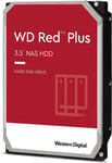 WD Red Plus WD40EFZX - Disque dur - 4 To - interne - 3.5" - SATA 6Gb/s - 5400 tours/min - mémoire tampon : 128 Mo