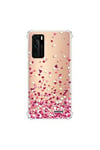 Evetane Coque et étui téléphone mobile huawei p40 anti-choc souple angles renforcés transparente confettis de coeur evetane