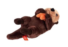 Wild Republic Pocketkins Eco Loutre de Mer, Animal en Peluche, 12 cm, Jouet en Peluche, Fabriqué à partir de Matériaux Recyclés, Écologique