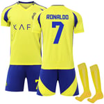 2024-2025 Al-Nassr FC fotbollströjor för barn nr 7 Ronaldo-Xin 20