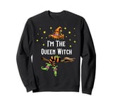 Im the Queen Witch Halloween Matching Group Costume Sweatshirt