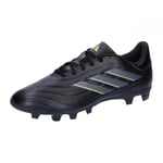 adidas Mixte Copa Pure II Club Football Boots Flexible Ground Chaussures Terrain Ferme, Core Black/Carbon/Gold met, 43 1/3 EU