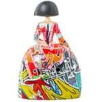 Alexandra House Living Figurine décorative Multicolore en Plastique Robe Graffiti 14 x 9 x 21 cm