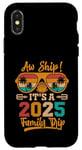 Coque pour iPhone X/XS Aw Ship It's A Family Trip : Croisière en famille Vintage 2025