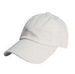 CHOK.LIDS Everyday Premium Dad Hat Unisex Baseball Cap for Men and Women Adjustable Lightweight Polo Style Curved Brim (White)