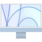 Apple iMac 24" 1 To SSD 16 Go RAM Puce M1 CPU 8 coeurs GPU 8 coeurs Bleu 2021 Reconditionné