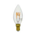 Ampoule led Flamme / Vintage, culot E14, 4W cons. (18W eq.), 180 lumens, lumière blanc chaud - RFDV130FS - Xanlite