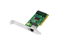 Logilink Gigabit Lan Pci-Kort Chipset: Rtl8169sc, Anslutning: 1X (Rj45) Gigabit Ethernet, - 1 Del (Pc0092)