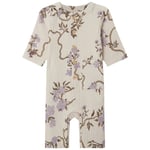 garbo&friends Blommig Bodysuit Tree of Life | Beige | 62/68 cm