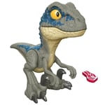 Jurassic World-Velociraptor Blue Mega Rugissement-Son, grande mechoire HVB44