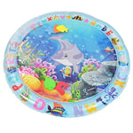 Winfried Koegler Kögler 89521 - Tapis de Jeu Aquatique avec Animaux rigolos pour découvrir Le Monde sous-Marin, diamètre env. 65 cm, Gonflable, à remplir, Convient aux Enfants jusqu'à 6 Ans