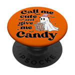 Boo Ghost Candy Halloween Kid Boy Girl Cool Fantôme effrayant PopSockets PopGrip Adhésif