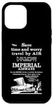 iPhone 12 Pro Max Imperial Airways Vintage 1930s Air Travel Ad Case