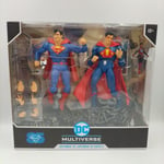 Superman vs Earth 3 Superman Rebirth 2-Pack DC Multiverse McFarlane Figures