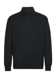 Gant Icon Rugger Tops Polos Long-sleeved Black GANT