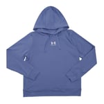 Under Armour Womenss Rival Terry Hoodie - Blue - Size 12 UK