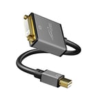 KabelDirekt – Mini DisplayPort (Mini DP) to DVI Adapter/Converter (maximum resolution 4K/60Hz, 24k gold-plated contacts, for iMac, MacBook) PRO Series