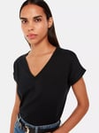 Whistles Willa V-Neck Cap Sleeve T-Shirt